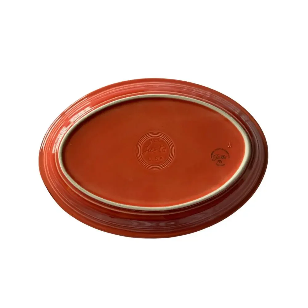 FIESTAWARE LARGE Poppy OVAL PLATER (PPD)